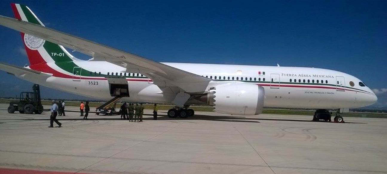 Resultado de imagen para b787 presidencial de mexico